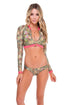 Luli Fama World On Fire Hot Patch Lo Rise Hipster Bottom